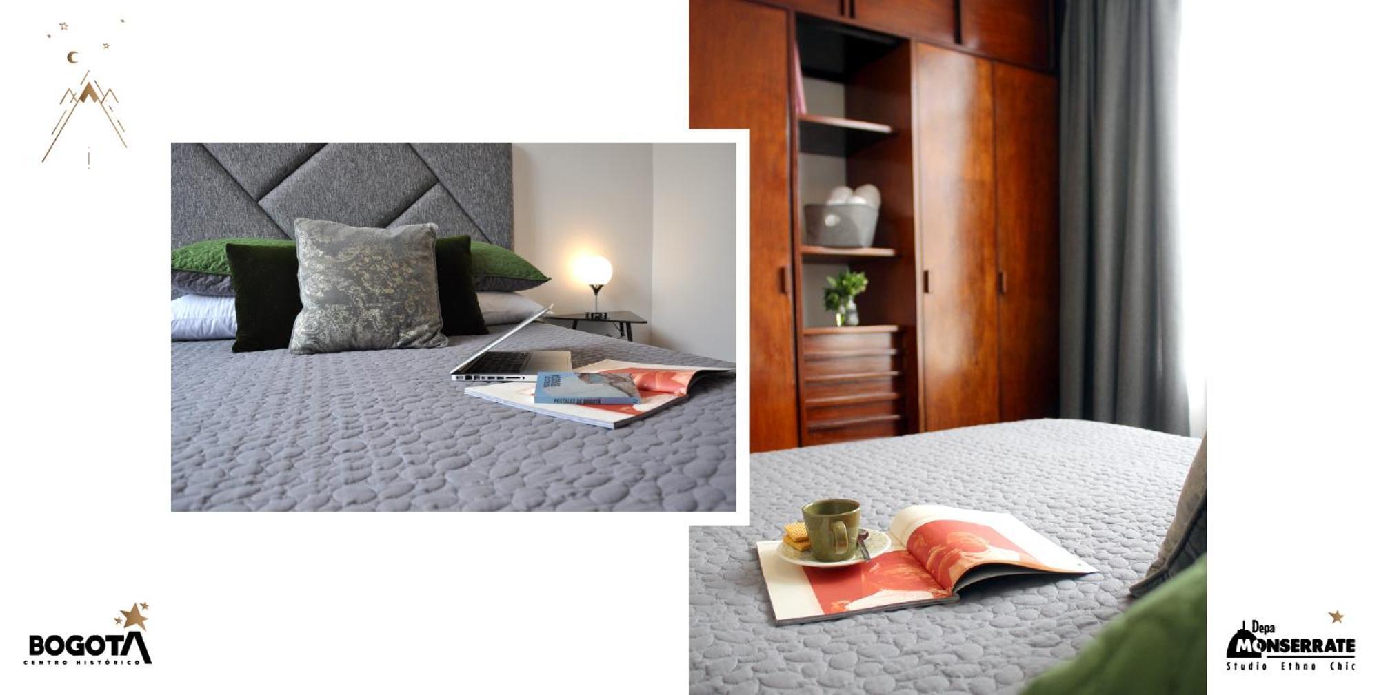 Depa Monserrate - Charming Historic Nest With Breathtaking Mountain Views - Apartaestudio ボゴタ エクステリア 写真