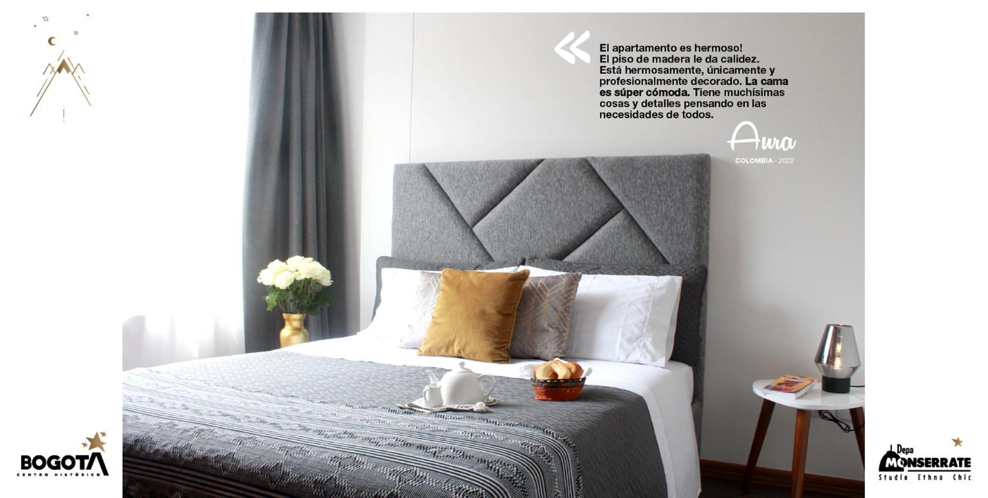 Depa Monserrate - Charming Historic Nest With Breathtaking Mountain Views - Apartaestudio ボゴタ エクステリア 写真